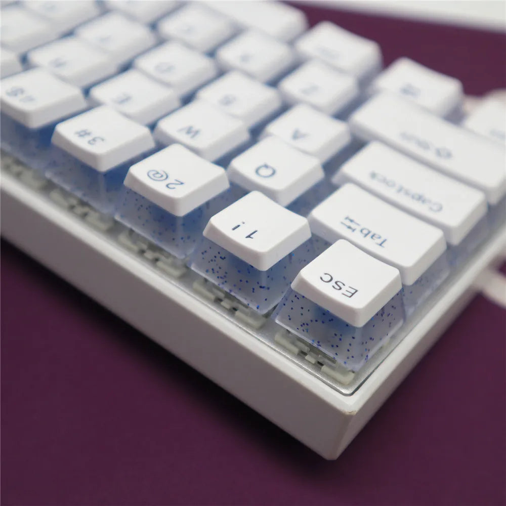 104 Keys Pudding Theme Keycap OEM Profile ABS PBT Double Shot Keycap For Mx Switch Mechanical Keyboard RGB Backlit Key Caps