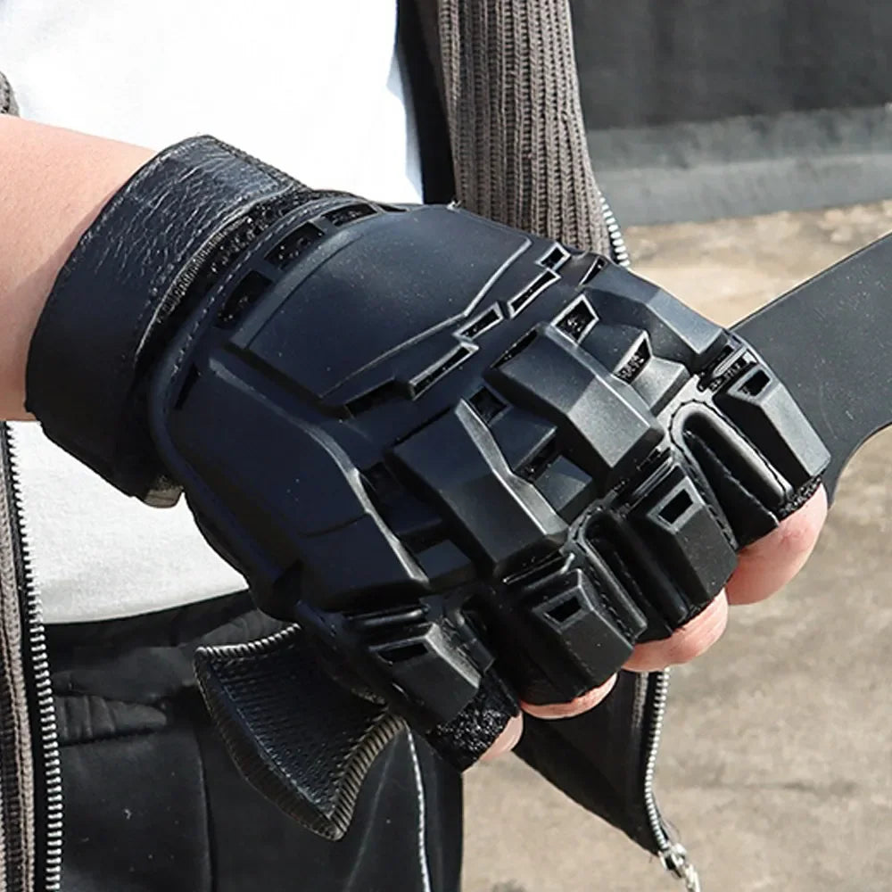 Outdoor Tactical Hard-Shell Breathable Gloves Full/Half Finger Motorcycling Cycling Gloves