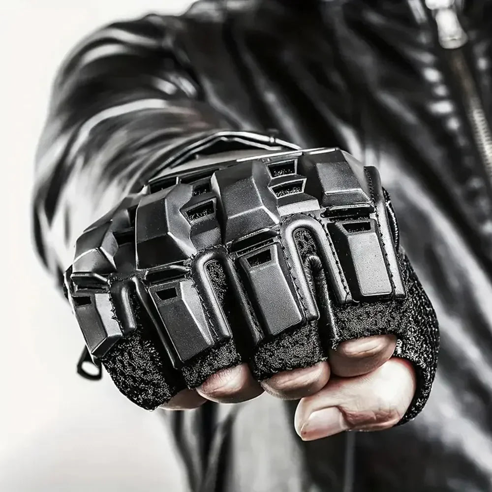Outdoor Tactical Hard-Shell Breathable Gloves Full/Half Finger Motorcycling Cycling Gloves