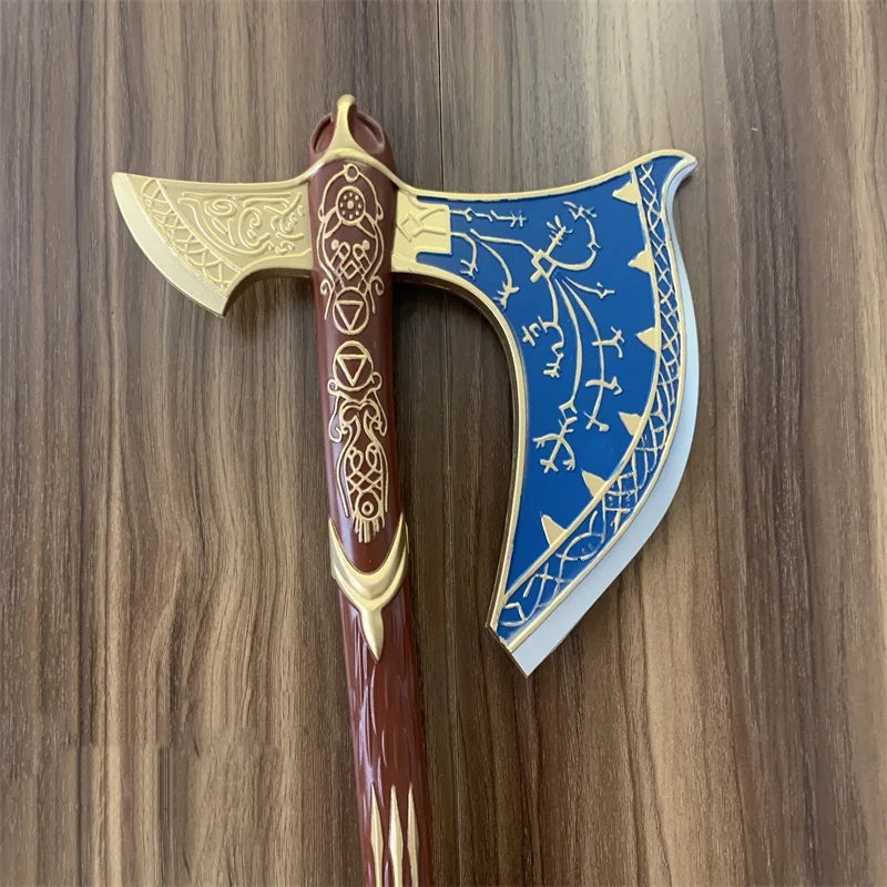 92cm Kratos Katana Axe Anime God of War 4 Cosplay Prop Athena Leviathan Blade Chaos Sword Real Japanese Katana Samurai Sabre Toy