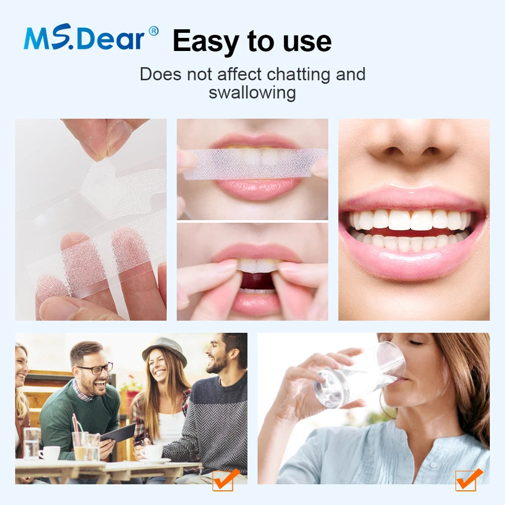 7/14/21/28/70 Pairs 5D Gel Teeth Whitening Strip White Tooth Dental Kit Oral Hygiene Care Strip False Teeth Veneers Whiten Gel