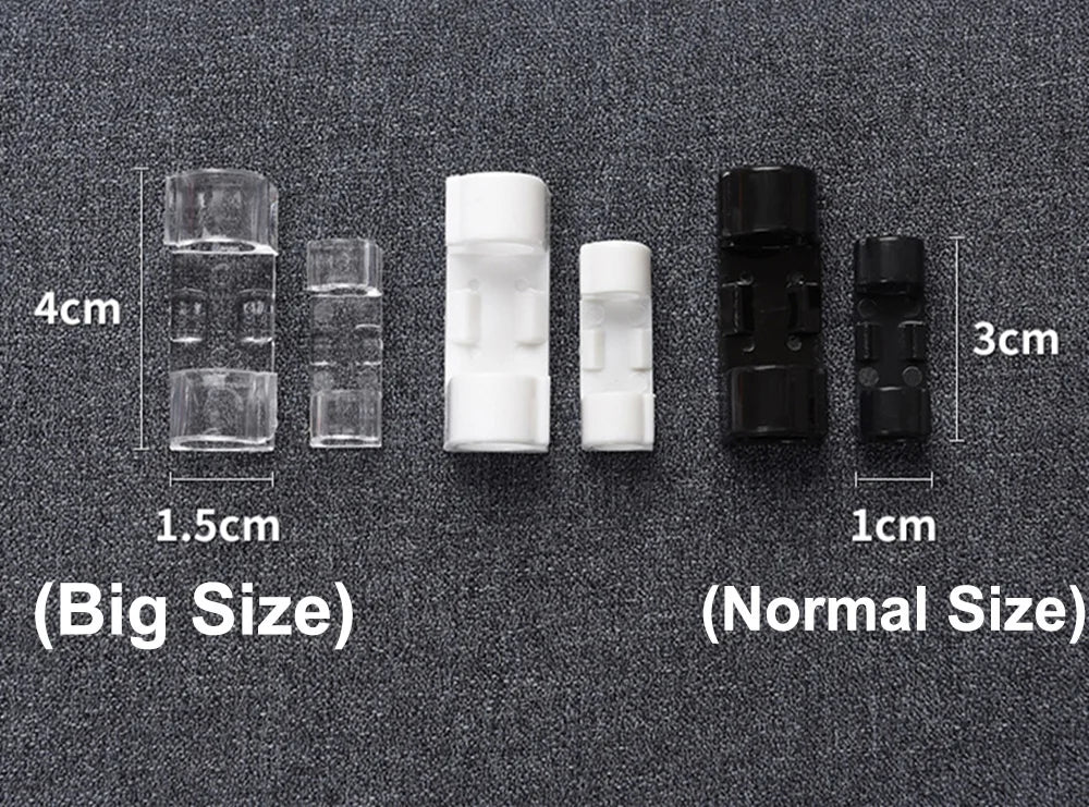 Cable Organizer Clips Cable Management Desktop & Workstation ABS Wire Manager Cord Holder USB Charging Data Line Bobbin Winder