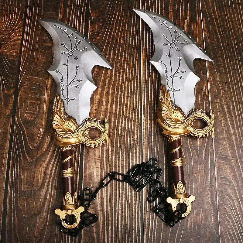 45cm God of War 4 Sword Kratos Cosplay Prop Sabre PU Athena Blade Chaos Ghost Leviathan AXE Real Size Japanese Katana Kid Toy