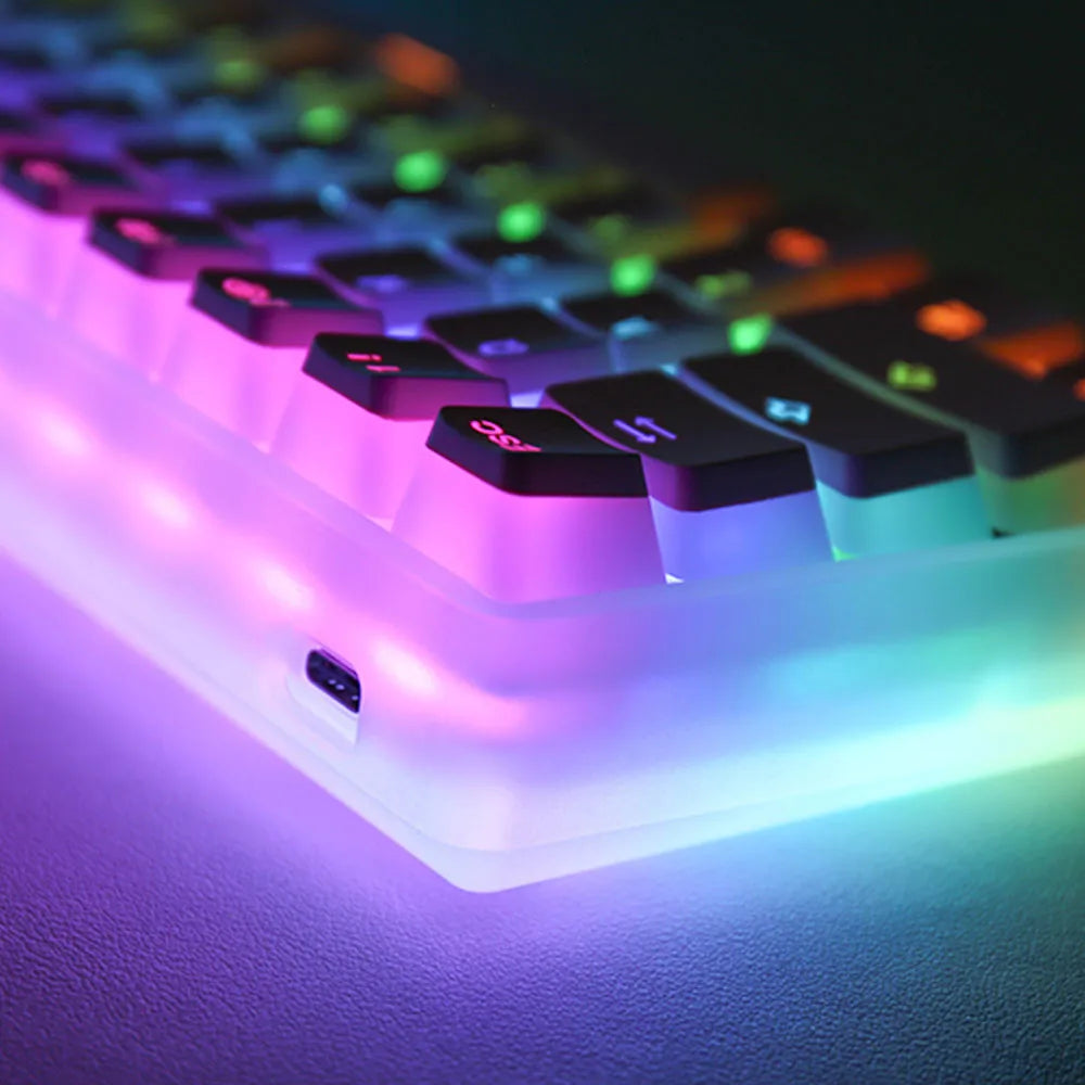 104 Keys Pudding Theme Keycap OEM Profile ABS PBT Double Shot Keycap For Mx Switch Mechanical Keyboard RGB Backlit Key Caps