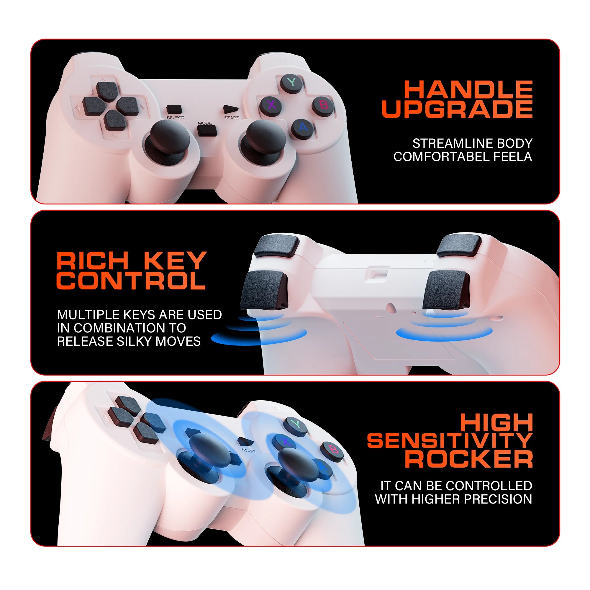 S40MAX Android 11 Gaming Projector 64GB TF Card Wireless Gaming Controller Dual WIFI 1280*720P Home Theater Portable Projector